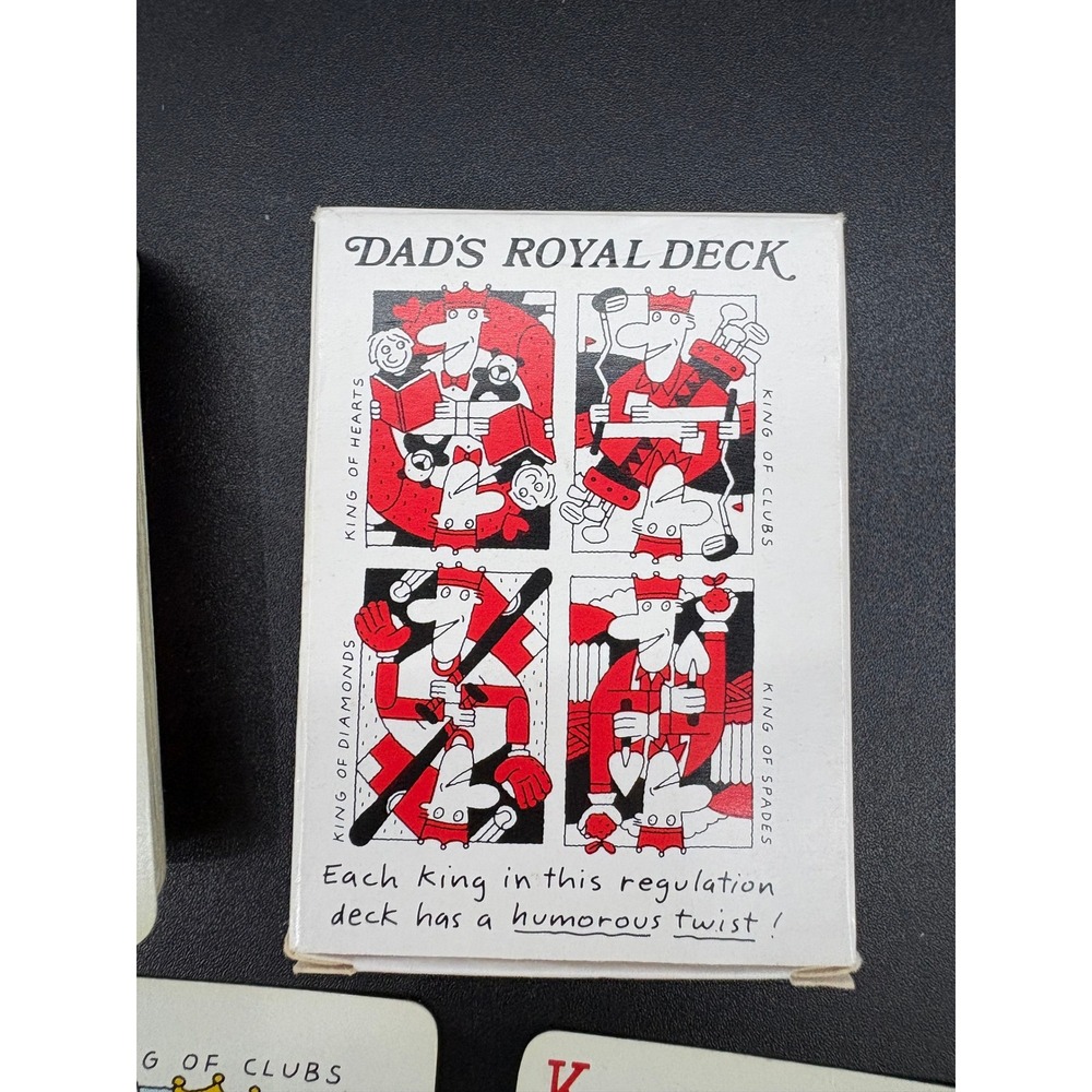 Vintage Dad's Royal Deck Humorous Novelty Playing Cards Regulation Size - Picture 2 of 6